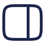 Sidebar Minimalistic SVG Icon